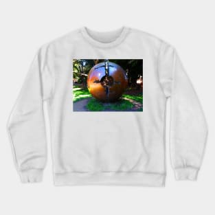 Pomodoro's Sphere. Berkeley, California 2008 Crewneck Sweatshirt